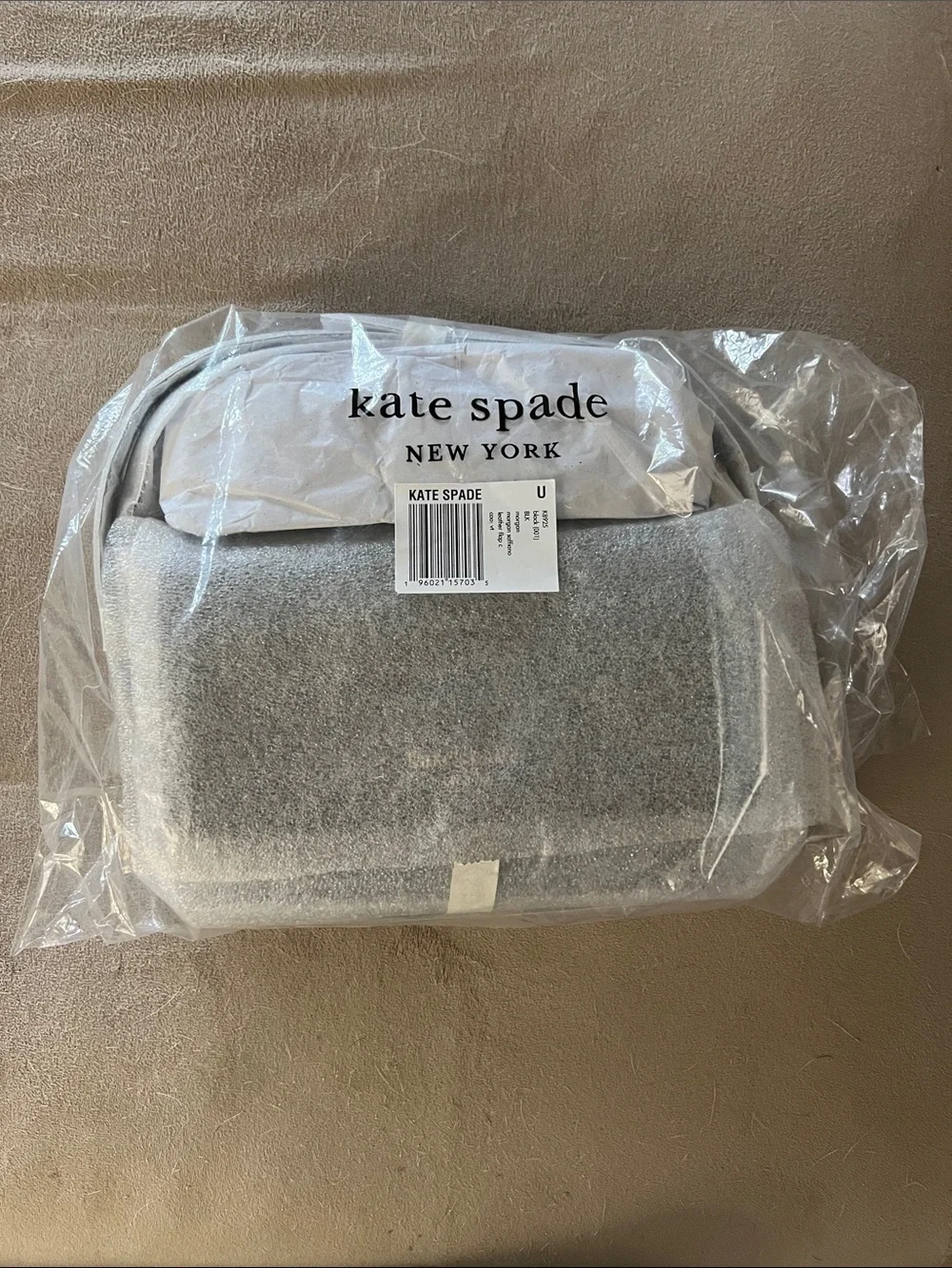 Kate Spade Black Extra Small Morgan Saffiano Leather Flap Crossbody